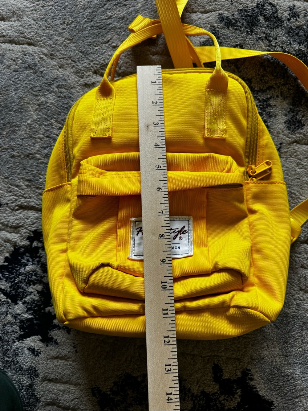 Yellow Mini Backpack - Picture 8 of 8